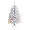 3ft. Pre-Lit White Artificial Christmas Tree, Warm White LED Lights